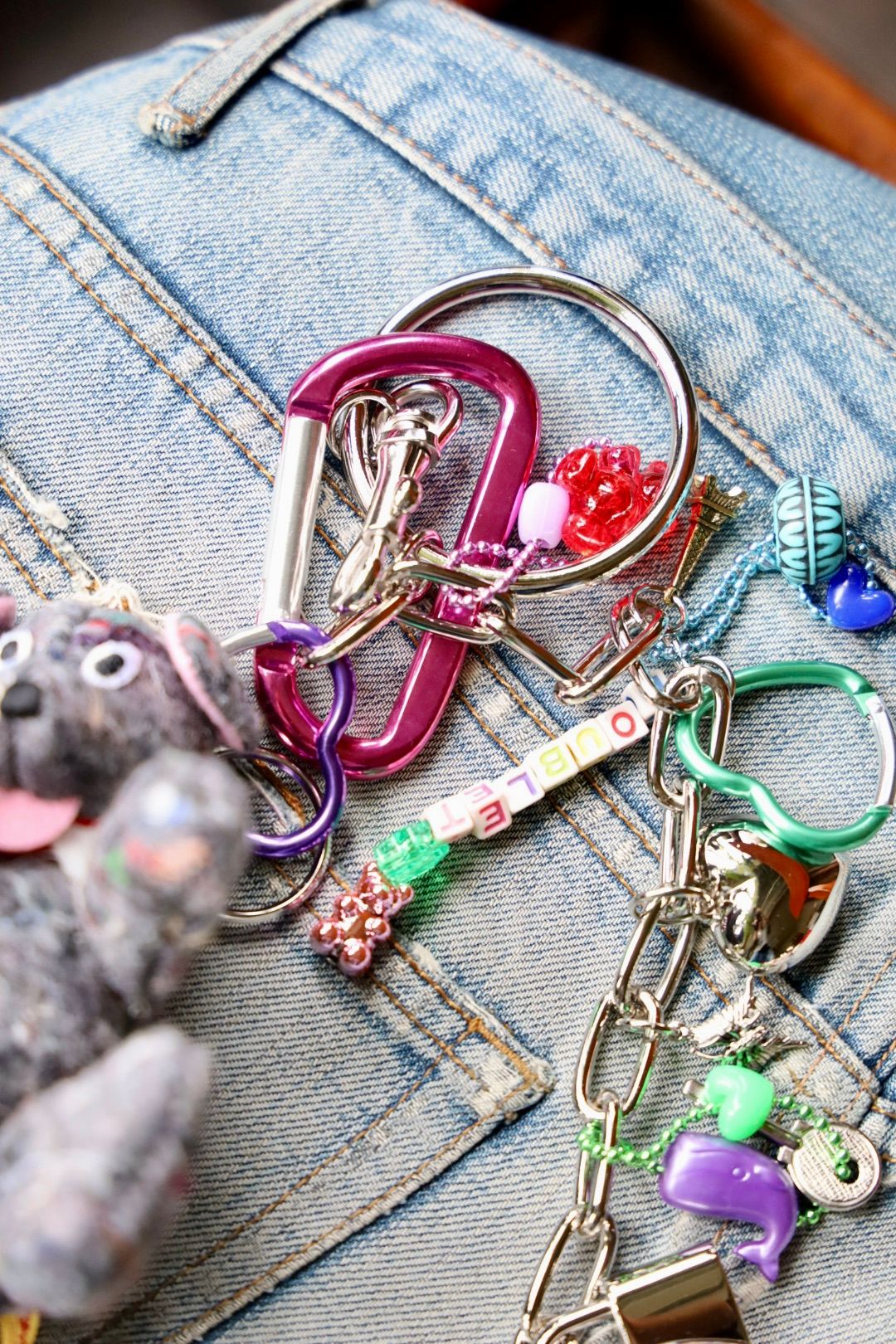 doublet - ダブレット25AW KEY CHAIN WITH DOG DOLL(25AW91AC36) MULTI