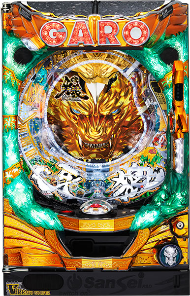 サンセイ CR牙狼魔戒ノ花XX 中古パチンコ実機 [枠名：金狼] [4ch対応