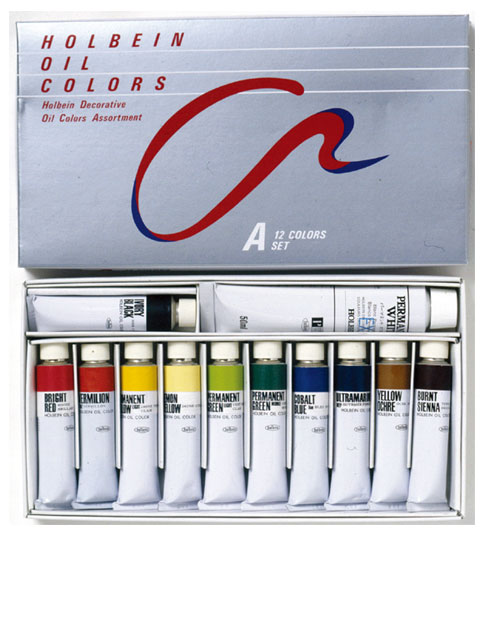 ホルベイン・油絵具Aセット（12色） 額縁画材ドットコム