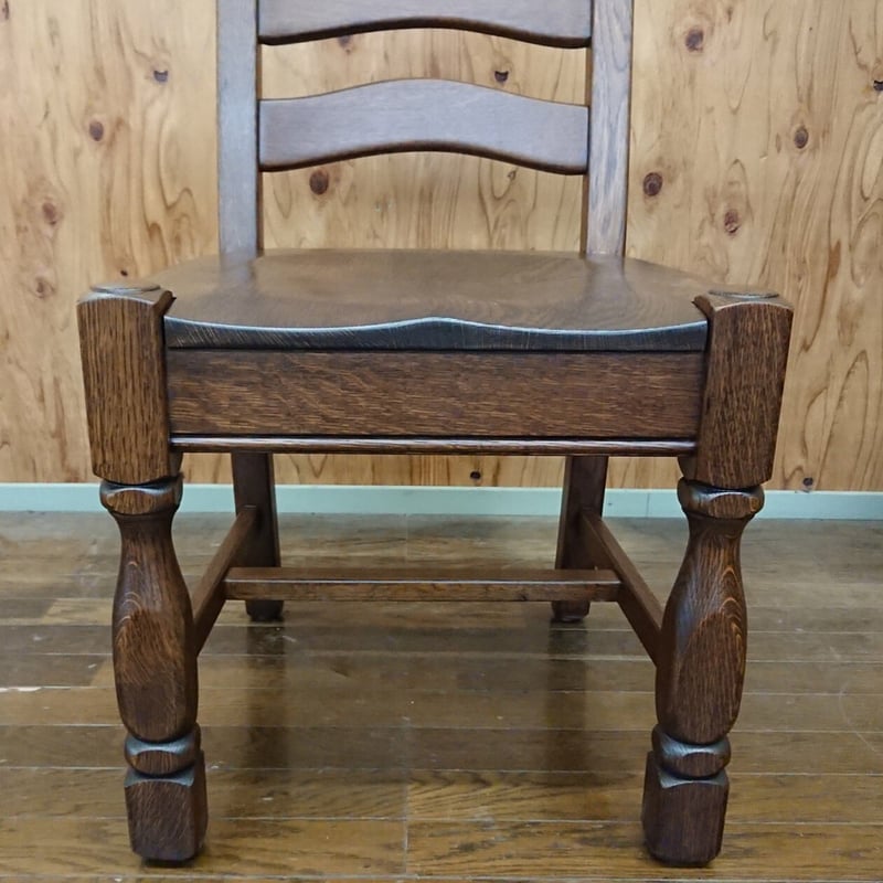 オランダ製 4脚セット ダッチカントリーダイニングチェア・ハイバック