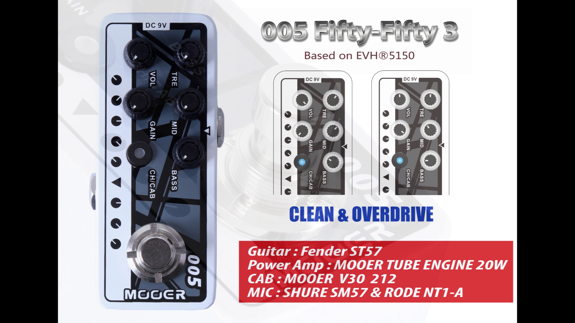 Amazon.com: MOOER Micro Preamp 005 Brown Sound 3 Digital Preamp