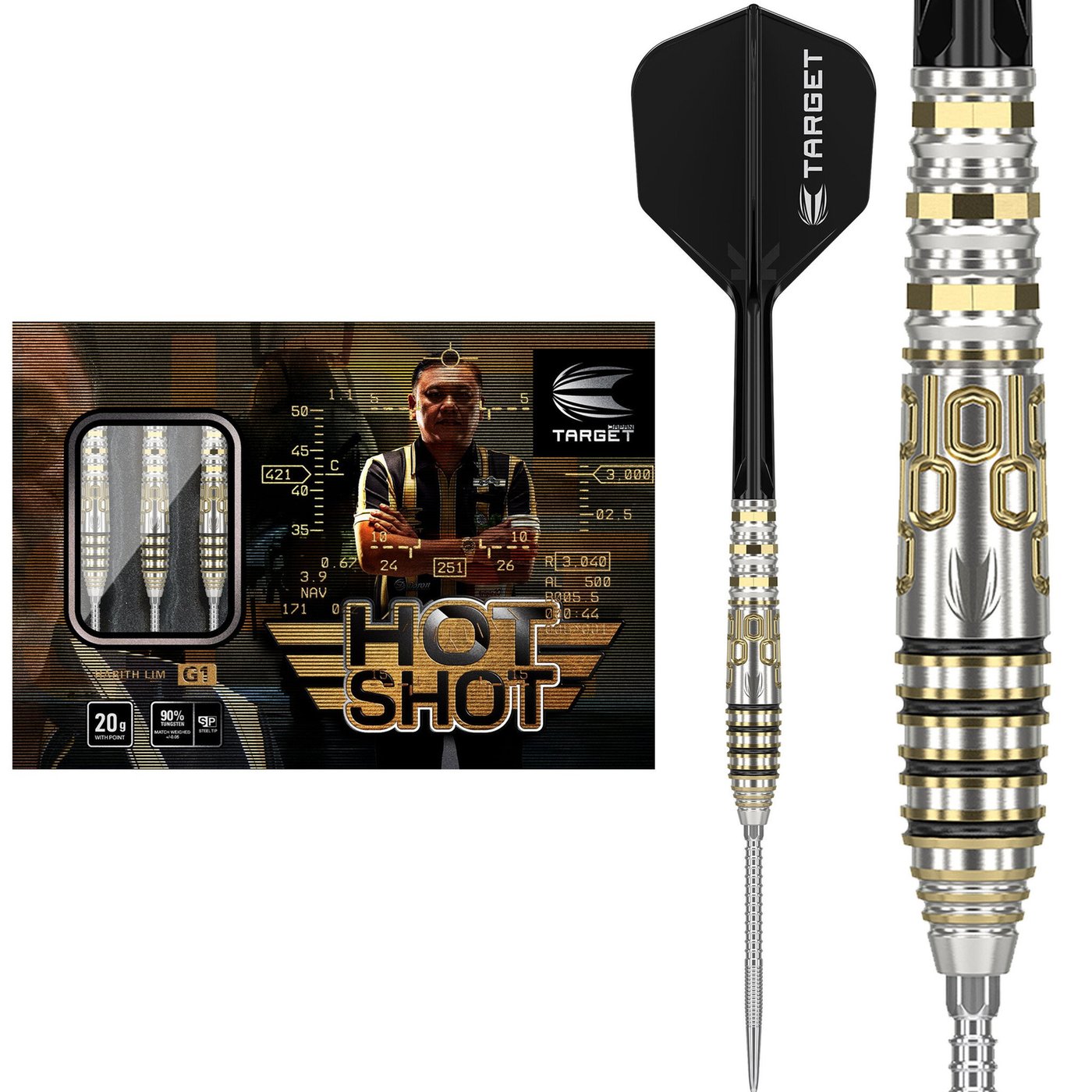 Target Japan Paul Lim The Legend G8 Flight Swiss Point 90% Darts