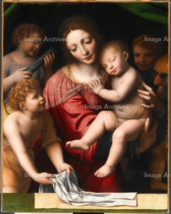 作品詳細 | 聖母子と3人の天使 | イメージアーカイブ - DNPアート