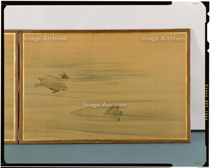 作品詳細 | 亀図風炉先屏風＿左扇 | イメージアーカイブ - DNPアート