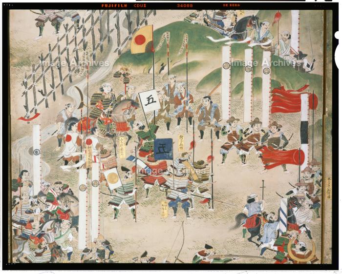作品詳細 | 長篠合戦図屏風（徳川家康場面） | イメージアーカイブ