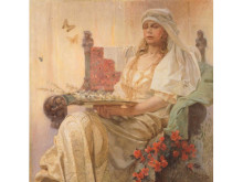 幻の絵画とも言われた「クオ・ヴァディス」 キャンバス、油彩 堺