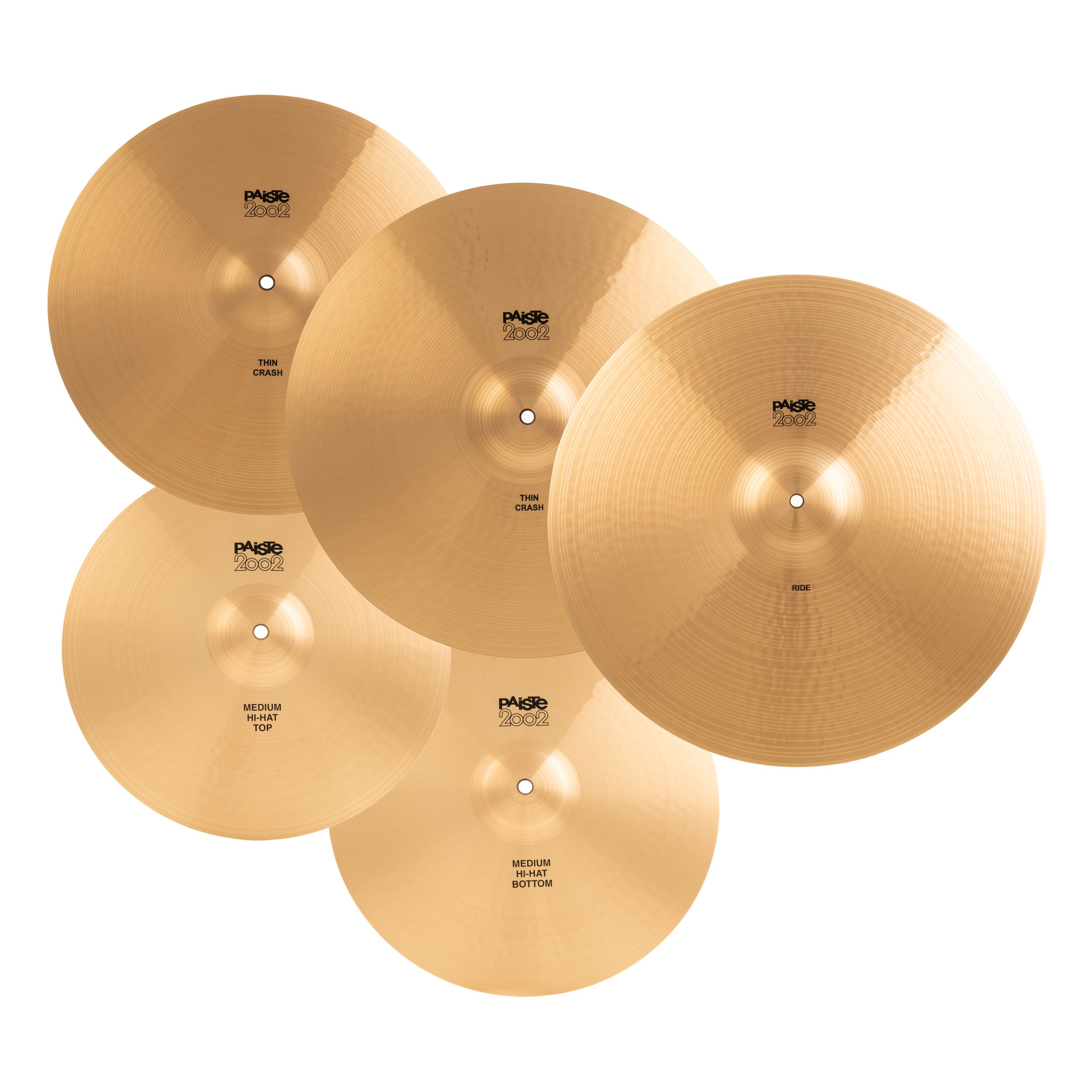 Paiste 2002 Black Label Cymbal Set II Music Store Edition | USA