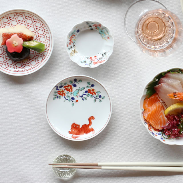 BARBAR 蕎麦猪口大事典 色絵 小皿｜食卓の道具｜中川政七商店 公式サイト