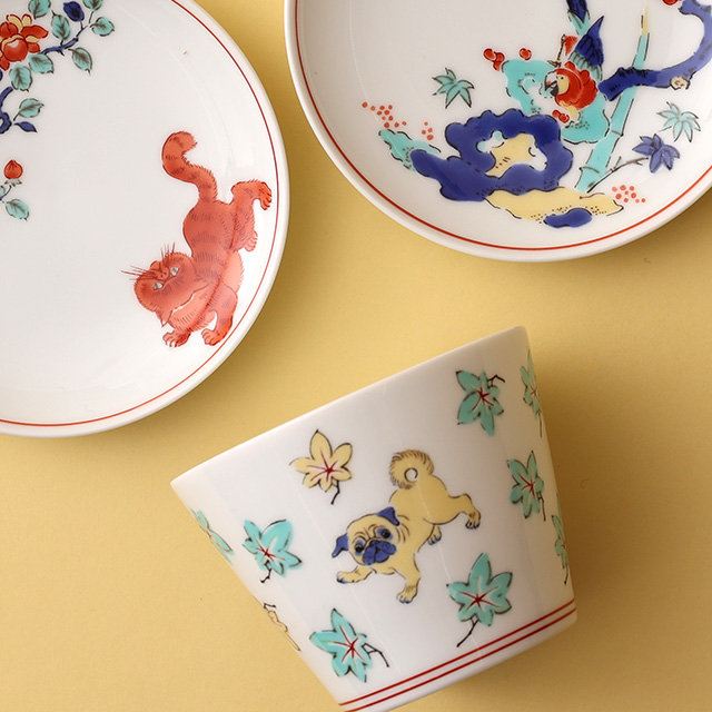 BARBAR 蕎麦猪口大事典 色絵 小皿｜食卓の道具｜中川政七商店 公式サイト