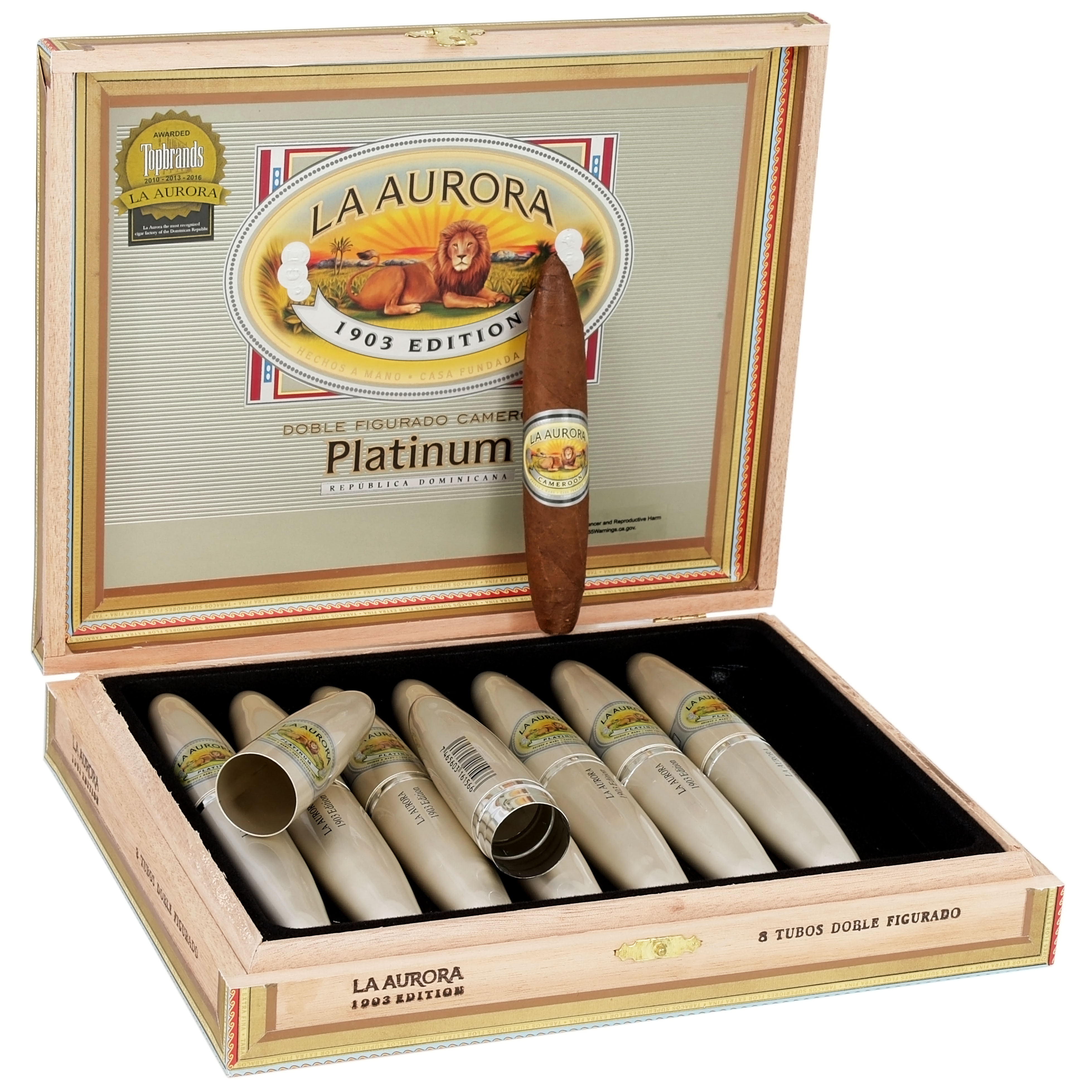 La Aurora Preferidos Cameroon Platinum Tubes 5