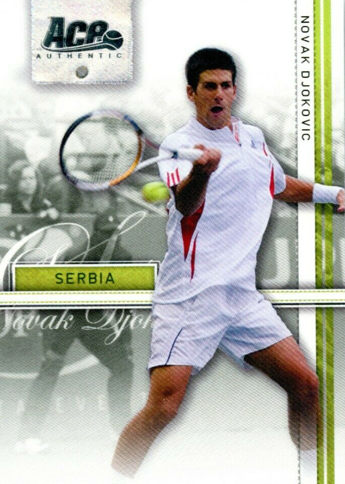 Novak Djokovic 2007 Ace Authentic Straight Sets #16 Base Price