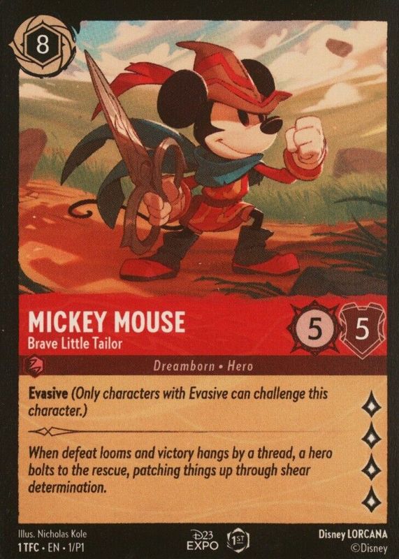 Mickey Mouse 2022 D23 Promos #1 Promo Price Guide - Sports Card