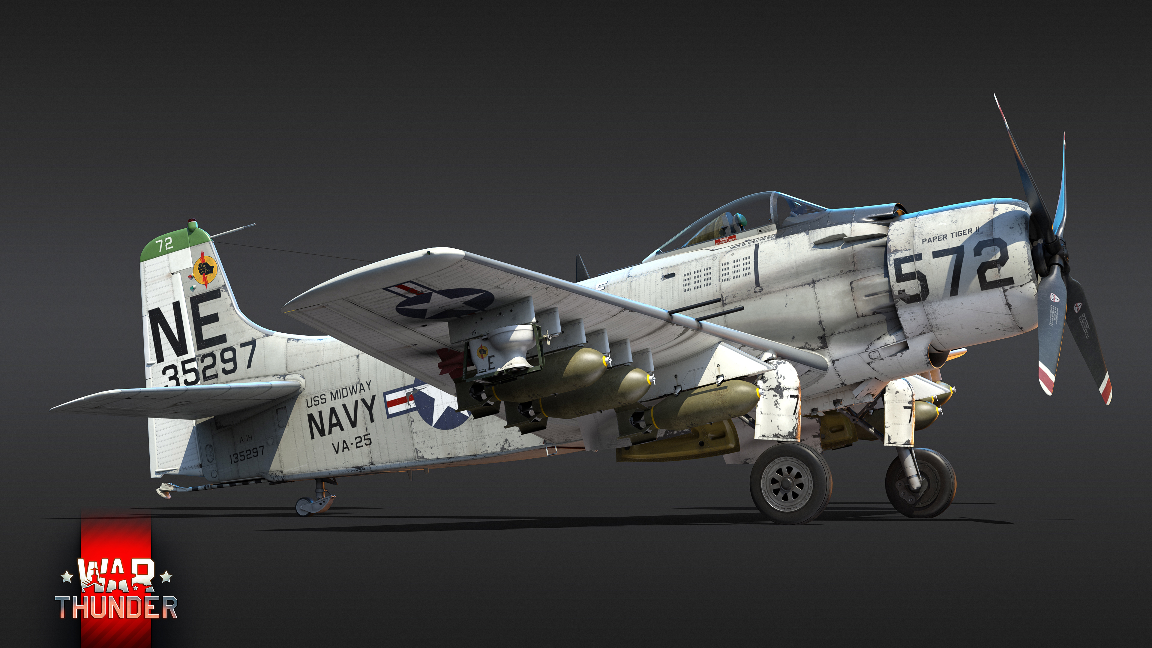 バトルパス兵器：A-1H スカイレイダー - War Thunder （ウォーサンダー