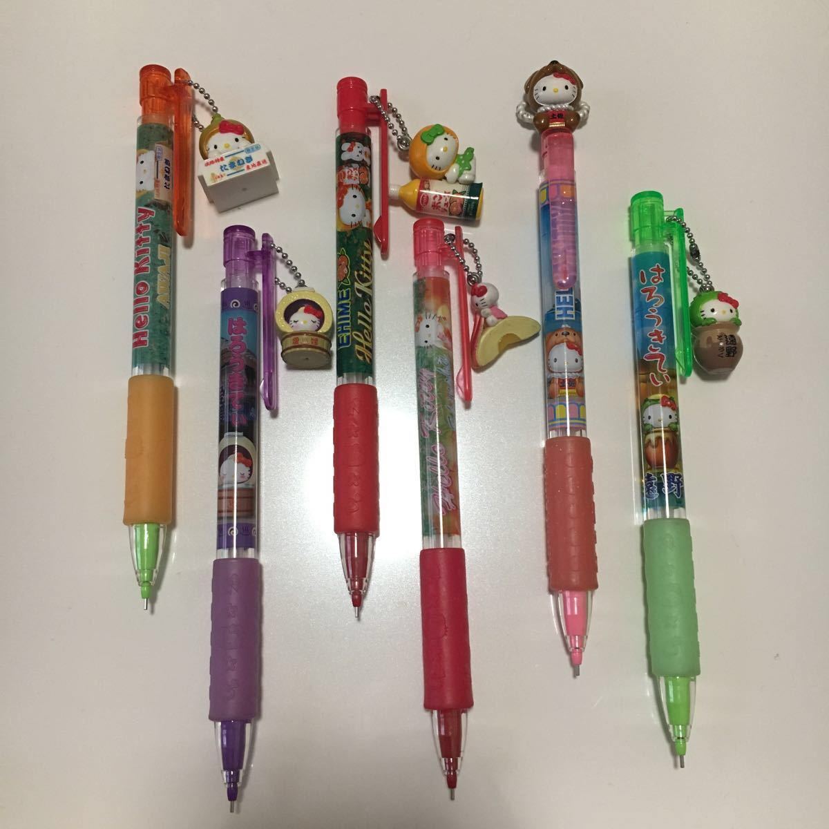 ご当地キティ 希少 ハローキティボールペンシャーペンセットNASPA 平成