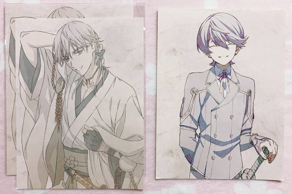 33枚【刀剣乱舞】ポストカード/活劇/本丸博/2020/跪坐/跪座/鶴丸国永