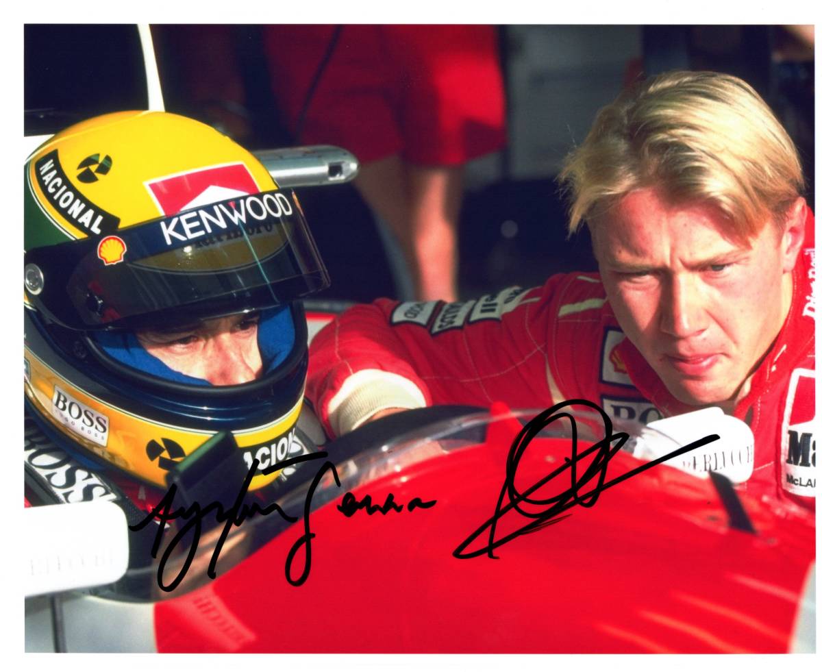 F1レーサー ミカ・ハッキネン 直筆サイン入り 名刺 ※北欧の貴公子