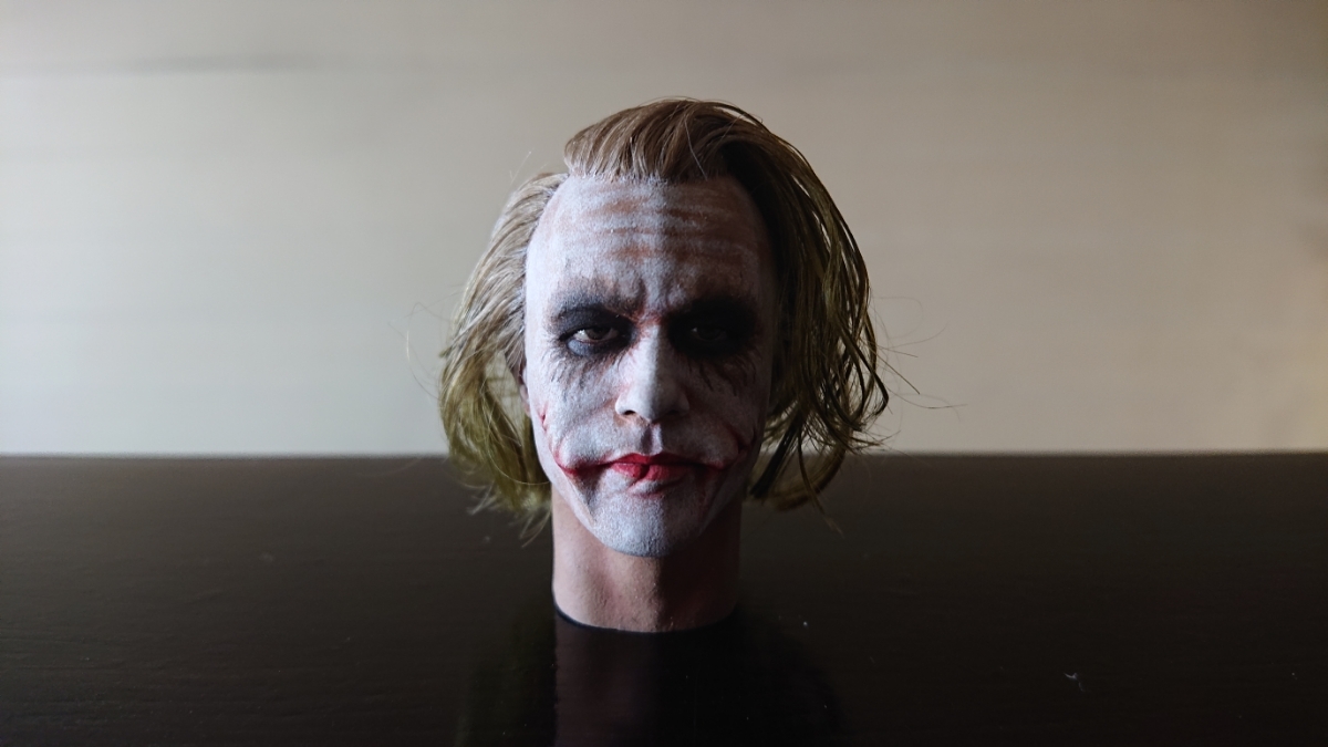 オーダーメイド品/植毛】ジョーカー ヘッドパーツ ホットトイズ 1/6