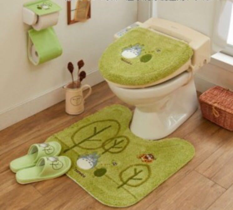 16日迄セール ジブリ となりのトトロ ネコバス トイレマットセット