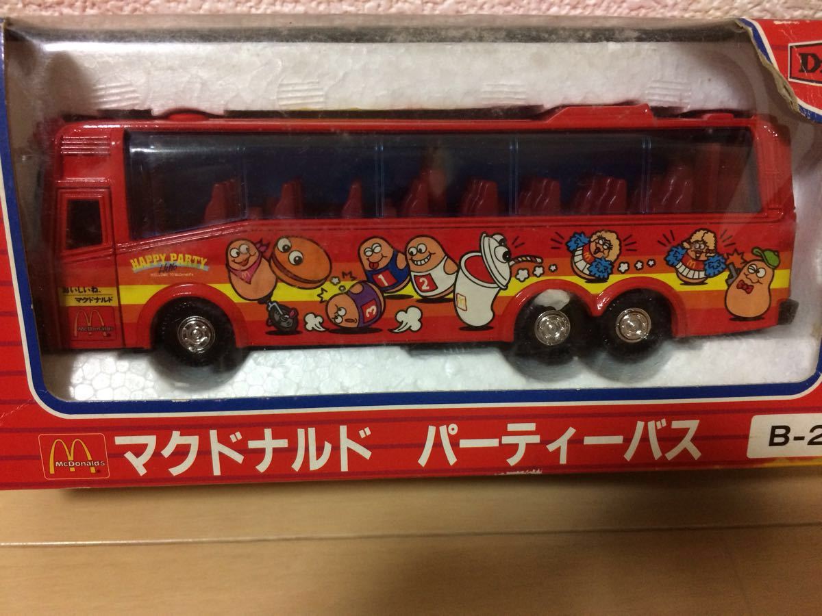 マクドナルド パーティーバス ダイヤペット Diapet ミニカー