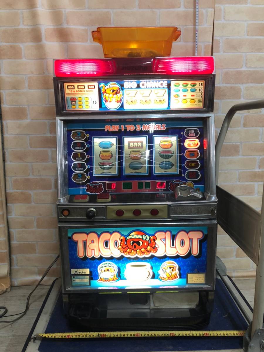 M2237 ⑧ 4号機 タコスロ スロット 実機 家庭用電源対応 動作保証無し