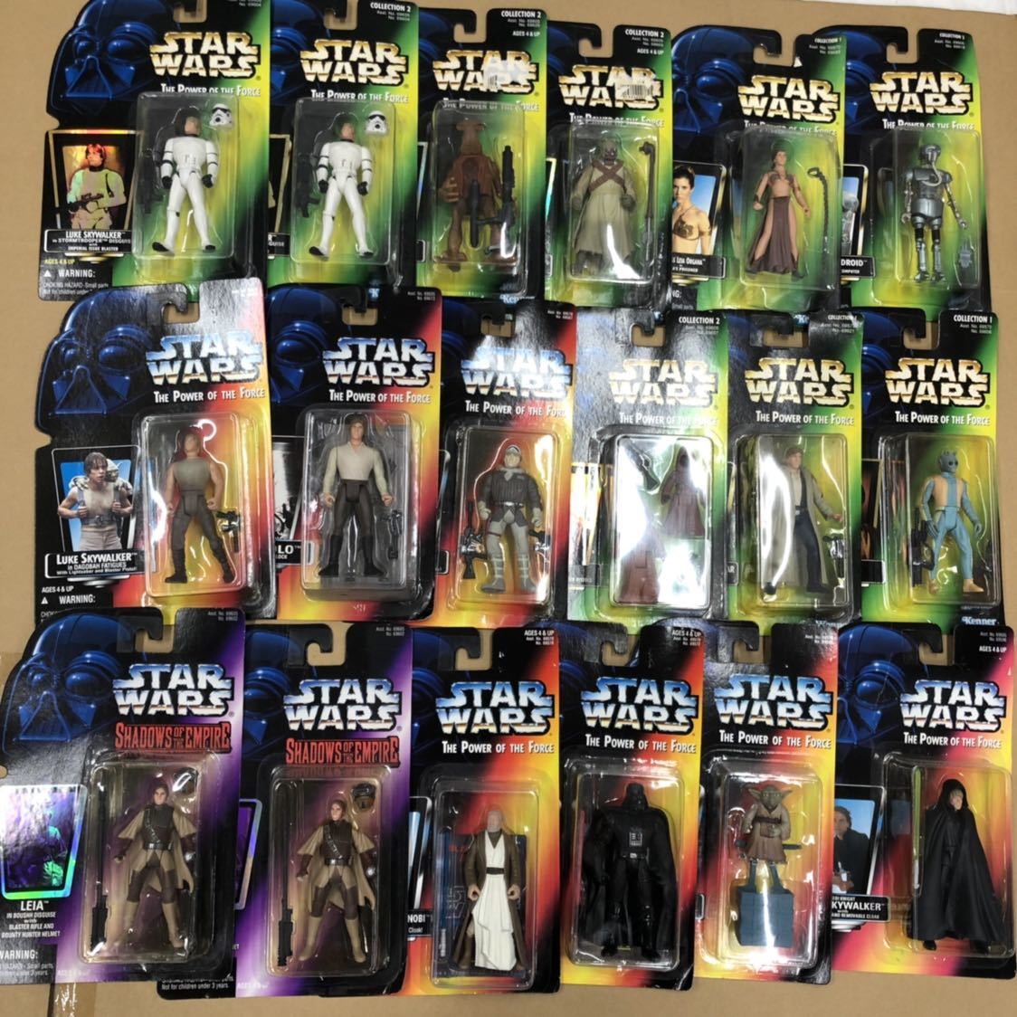 未開封 スターウォーズ グリーンカード コレクション3 ケナー 6個