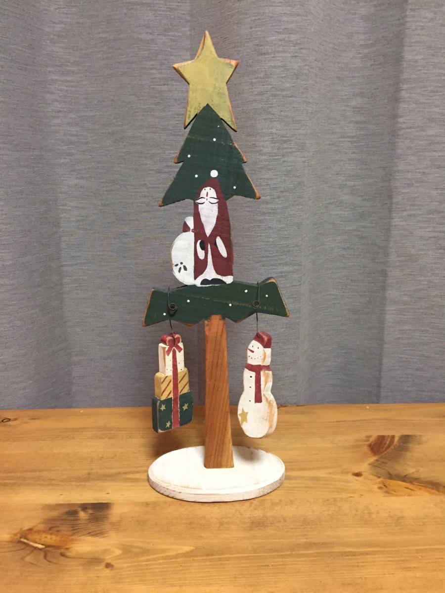 アンファン 木製クリスマスツリー スタンド型 アンファン 木製