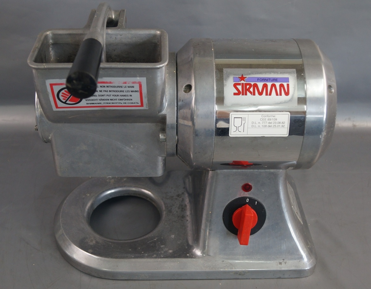 G12 SIRMAN GF 電動チーズグレーター 100V 50Hz チーズ削り機