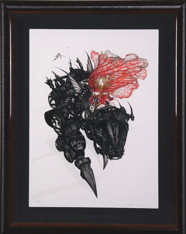 天野喜孝 アクリルプレート ファイナルファンタジーⅥ 街 ティナ