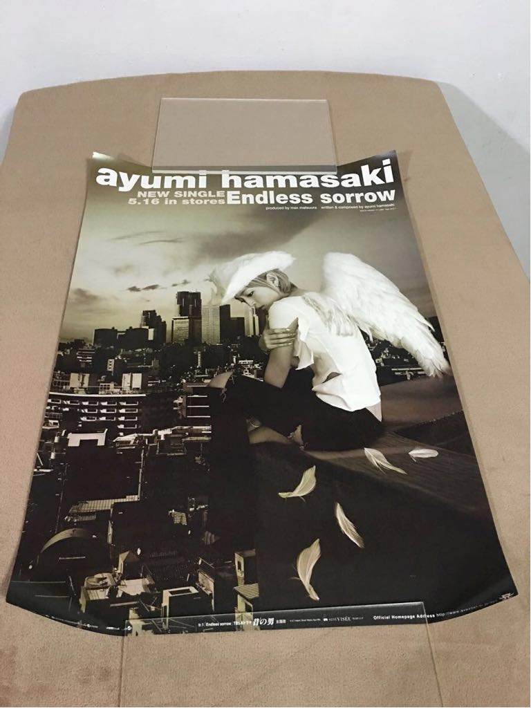 美品】 浜崎あゆみ B2 ポスター Endless sorrow