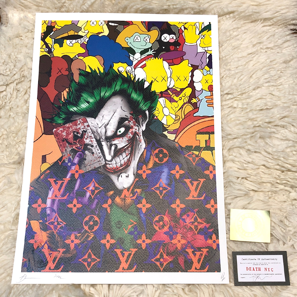 世界限定100枚 DEATH NYC アート ポスター jo01 世界限定100枚 DEATH