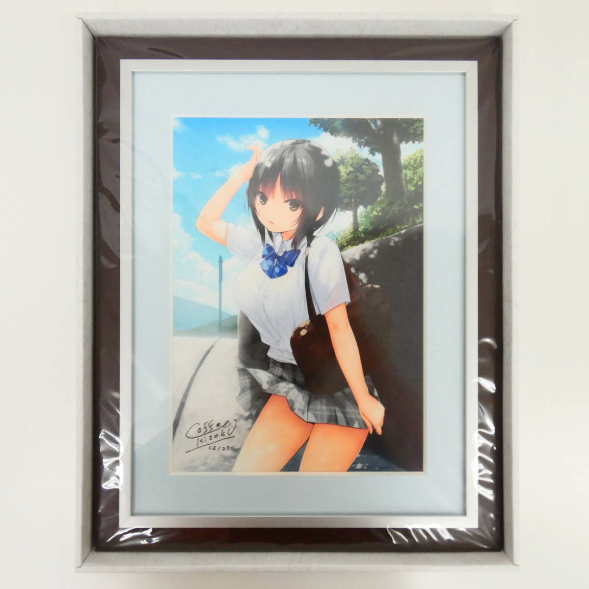 藤ちょこ 直筆サイン入り 行かないで 複製原画 X-ART ジークレー X-ART