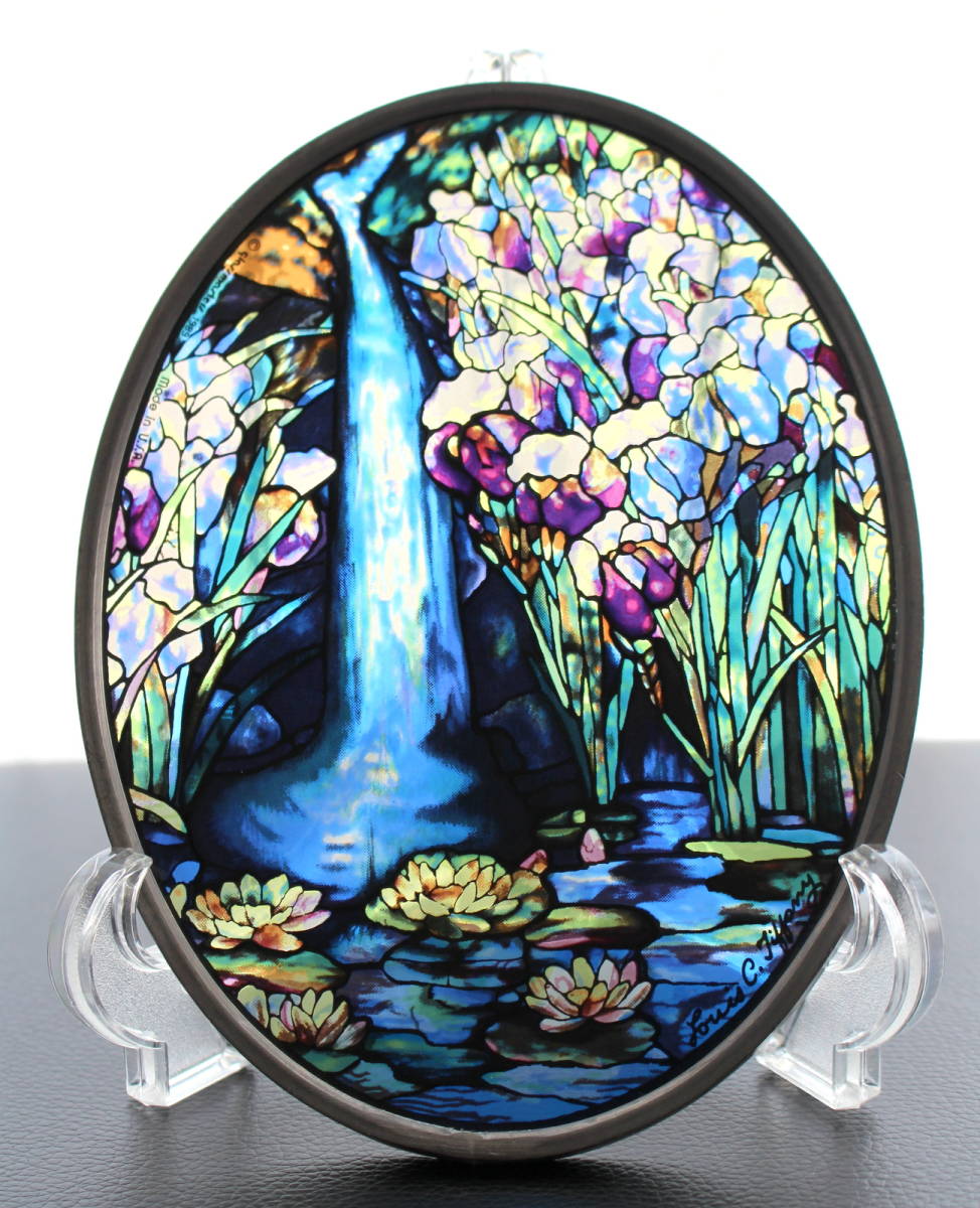 ☆1点入荷☆ルイスティファニー ステンドグラス 夏の日 美しき青色