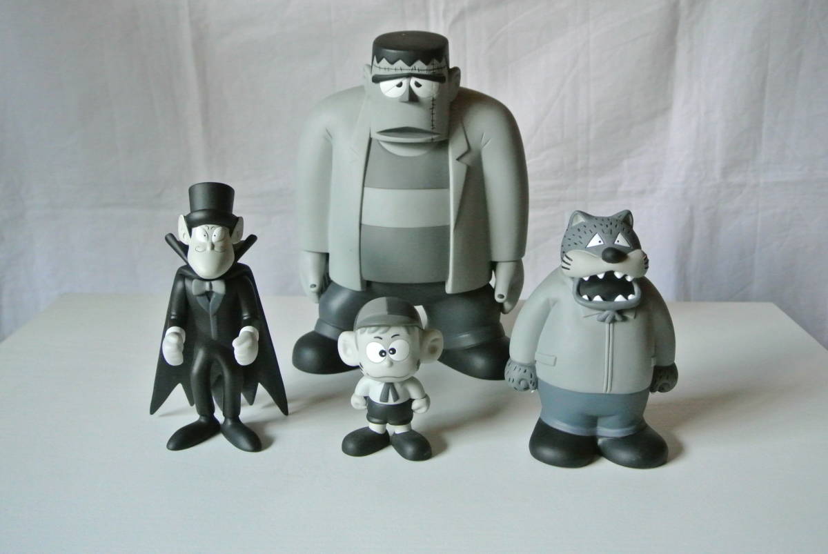 BOUNTY HUNTER□怪物くんソフビ4体セット□BxH バウンティハンター