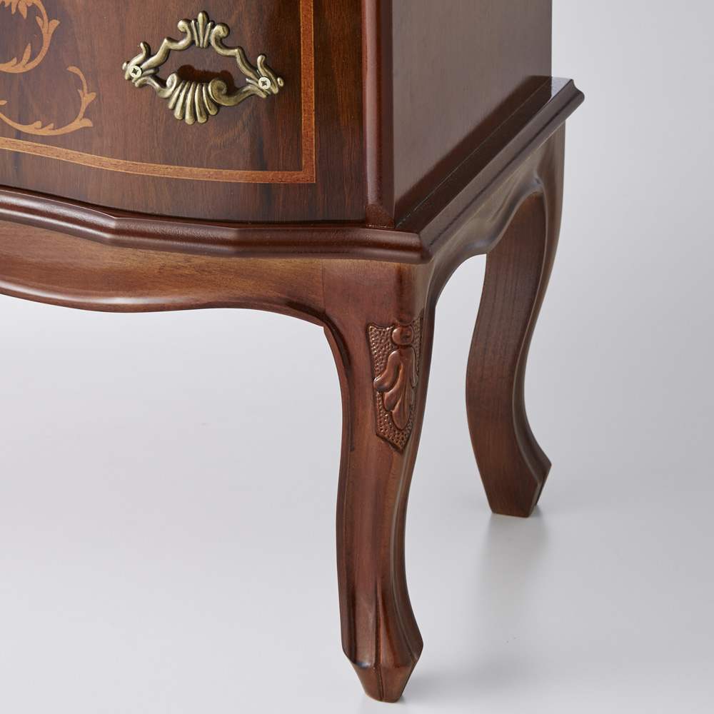 イタリア製 猫脚 象がんシリーズ チェスト3段 幅111cm 通販 - ディノス