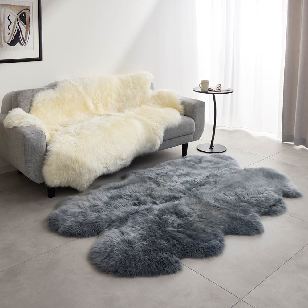 洗えるスプリングラム長毛ムートン 通販 - ディノス