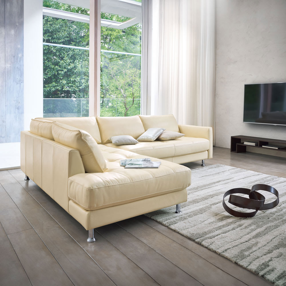 ベージュ コーナーソファ 3分割の左1点のみ ベージュ コーナーソファ