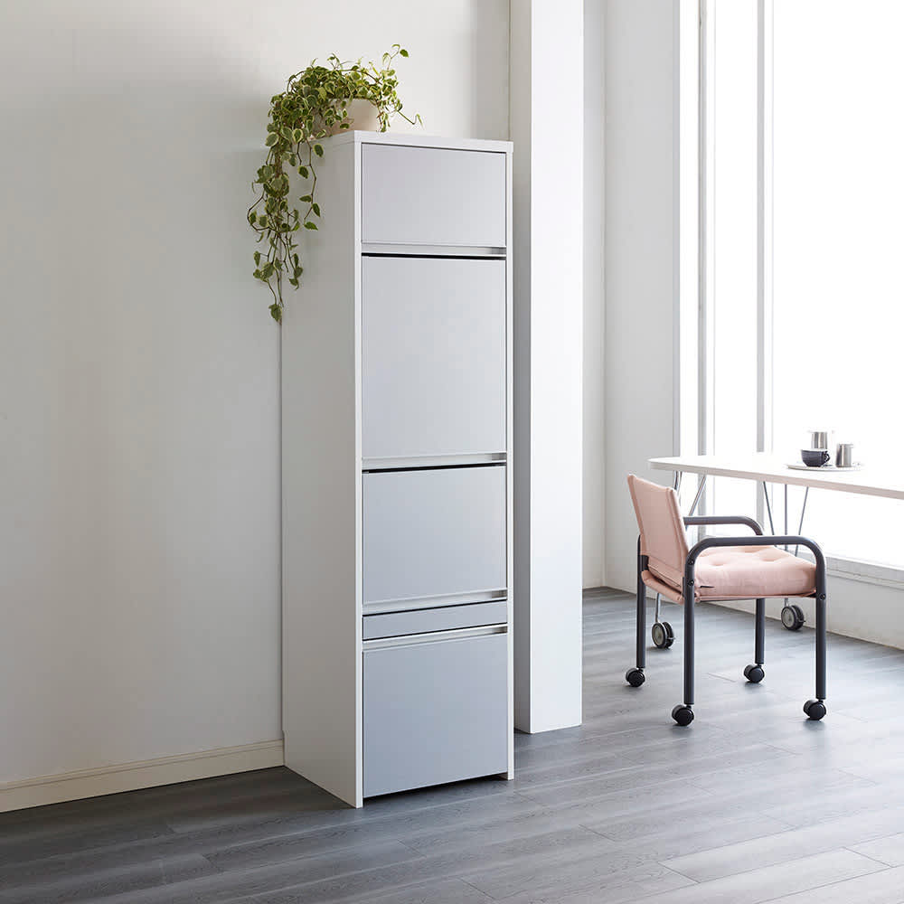 Ymir/ユミル 隠せる家電収納 幅60奥行45cm高さ178cm 通販 - ディノス