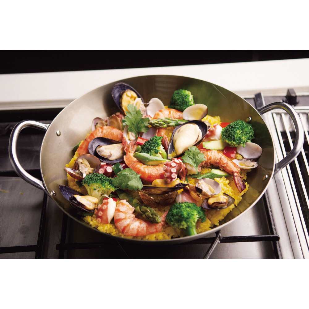 ダンチュウ dancyu 鉄のパエリア鍋28cm ガラス蓋付き 通販 - ディノス