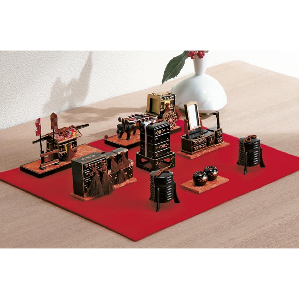 京都龍虎〉雛飾りお道具セット 通販 - ディノス