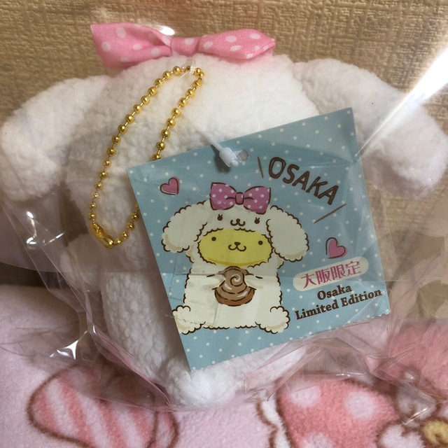 ポムポムプリン サンリオ大阪限定のポンポンプリンマスコット 大阪限定