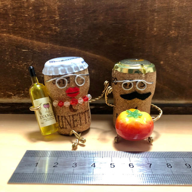 コルク人形 2個セットの通販 by canata's shop｜ラクマ