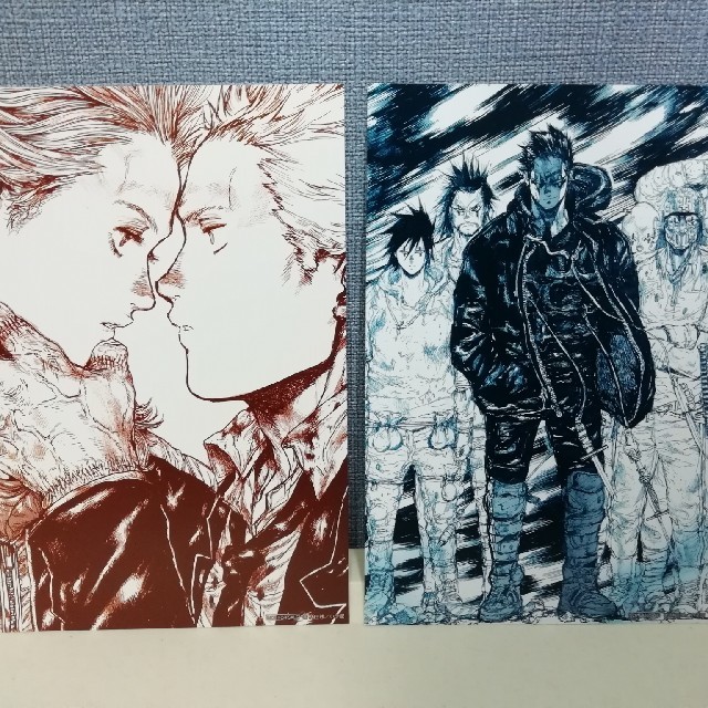 ドロヘドロ原画展 入場者特典 ポストカード 心・能井、十字目幹部の