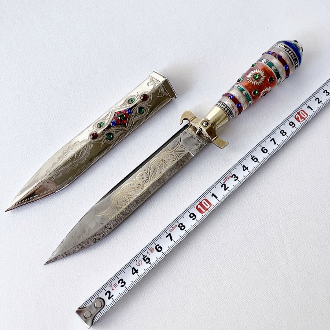 腰刀装飾ナイフ鞘付き工芸品