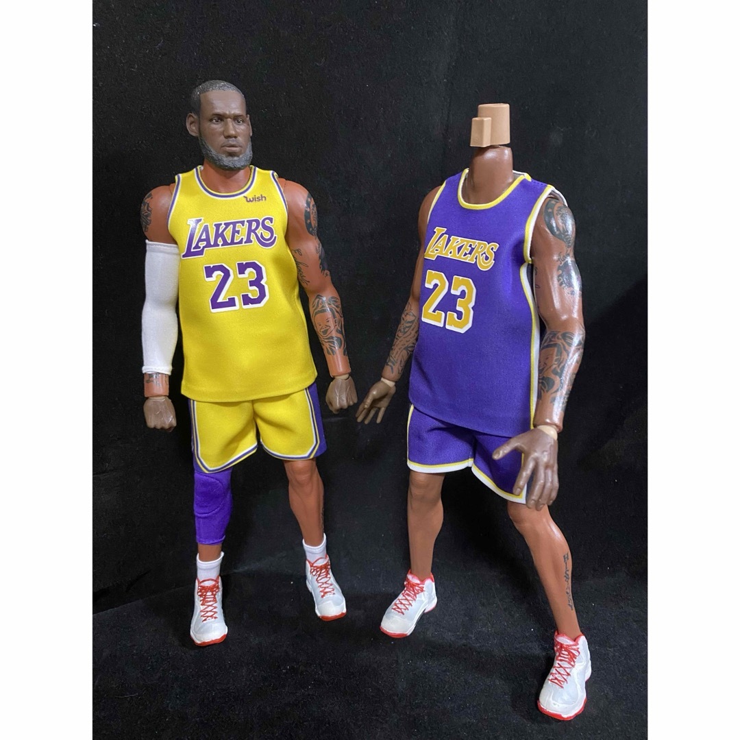素体2体 NBA レブロン・ジェームズ フィギュア1/6 新品 LeBronの通販
