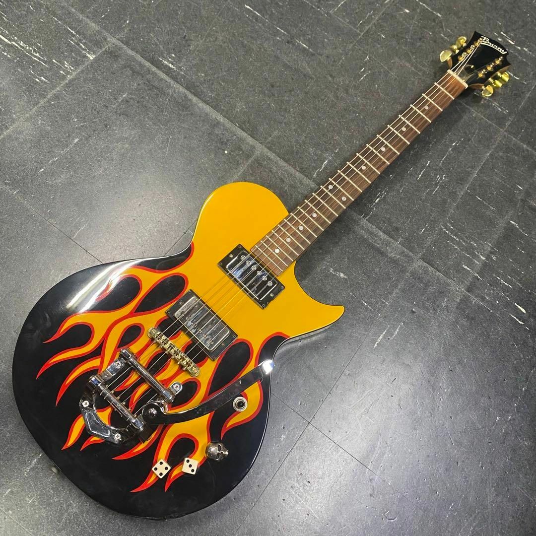 LS-38バーニーレスポール！ファイヤーパターン ロカビリー