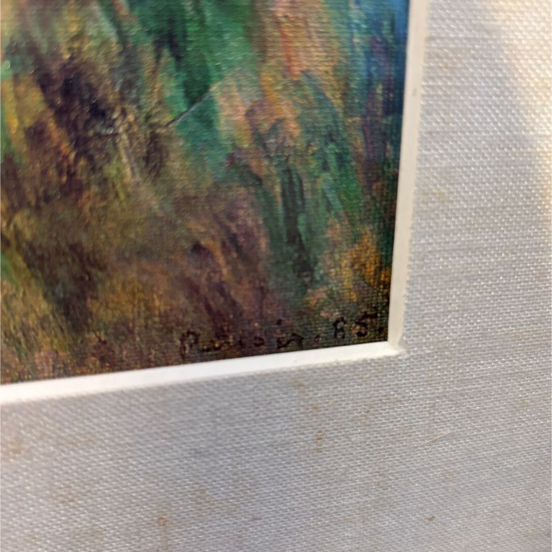 立体複製画 ルノアール 『庭にて』 絵画 額装の通販 by ミニー☆プロフ