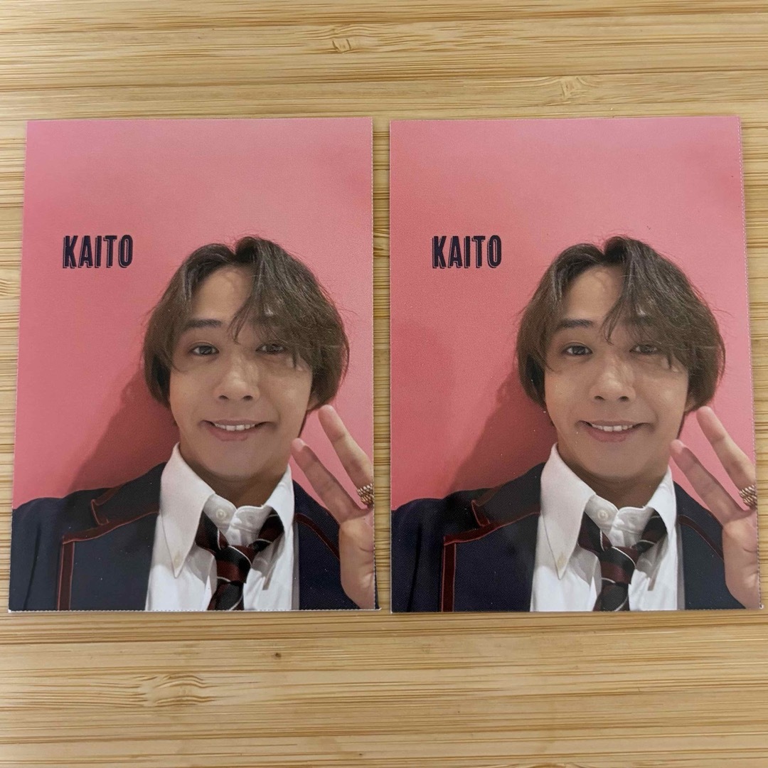 Johnny's - 中村海人 Travis Japan WINK UP 厚紙カード トレカ 学ラン