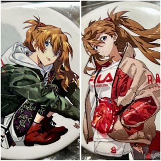 レア エヴァ エヴァンゲリオン せきやゆりえ ミニ缶バッジ アスカ 式波