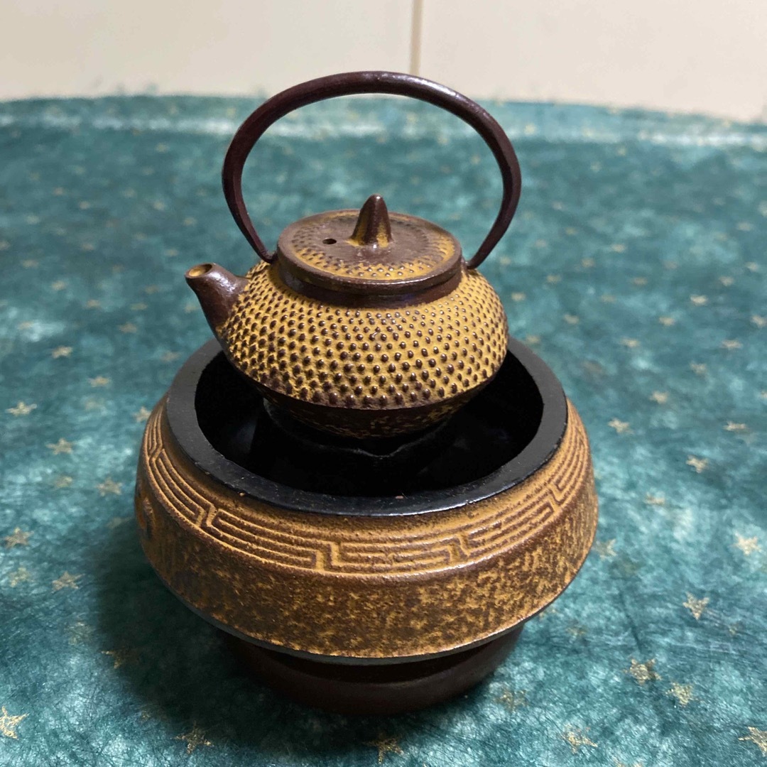 南部鉄器 - ミニ囲炉裏鉄瓶五徳セットの通販 by AK's shop