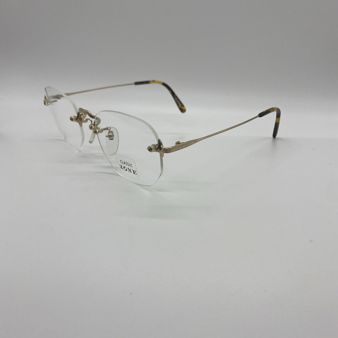 ヴィンテージ ツーポイント メガネフレーム C.ZONE CZ-315男女兼用の